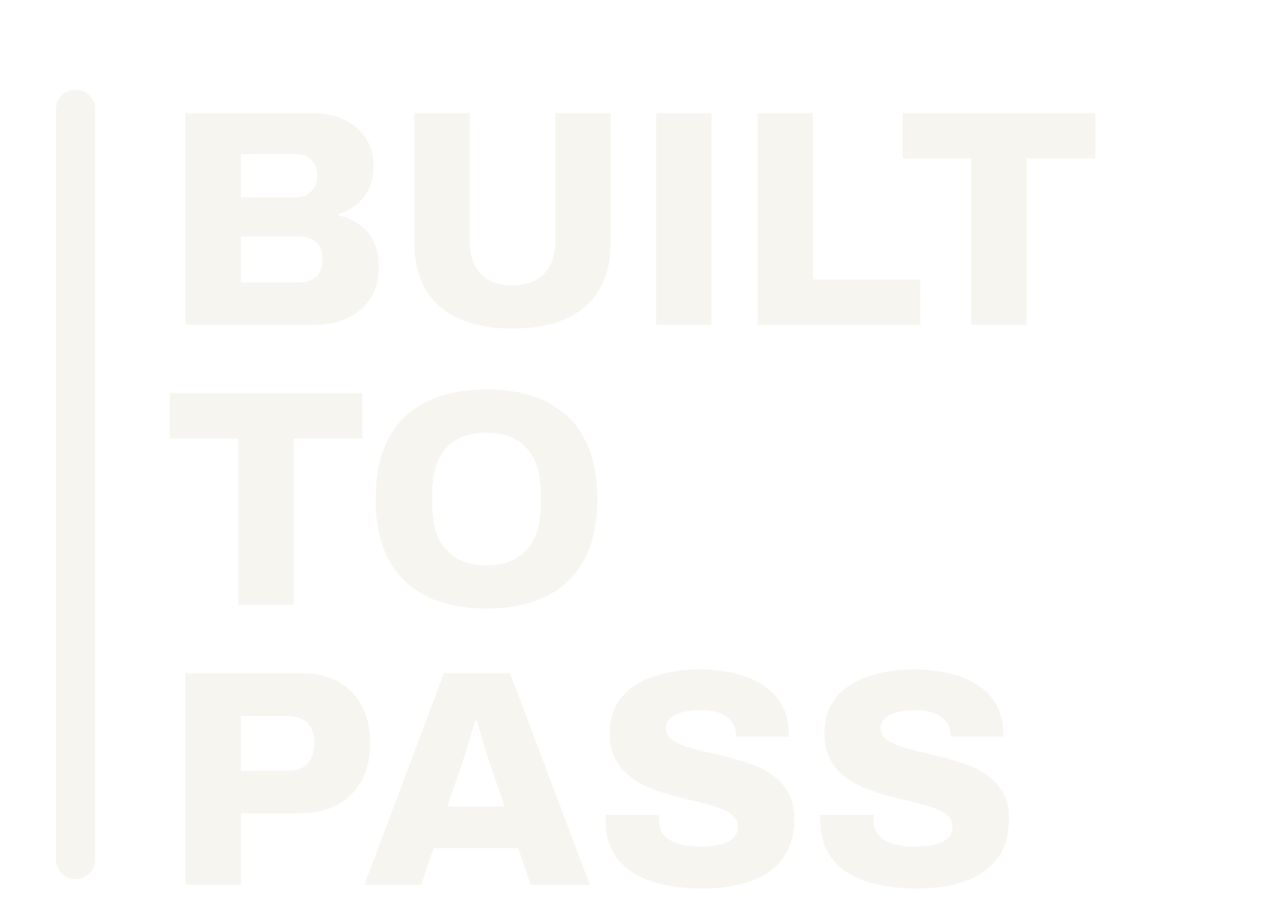 Built To Pass, another platform built by Dr. Jason Ampel